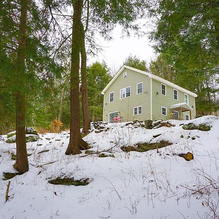 Secluded Streamside Home With Hot Tub Margaretville Exterior photo